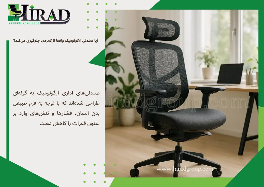 آیا صندلی ارگونومیک واقعاً از کمردرد جلوگیری می‌کند؟